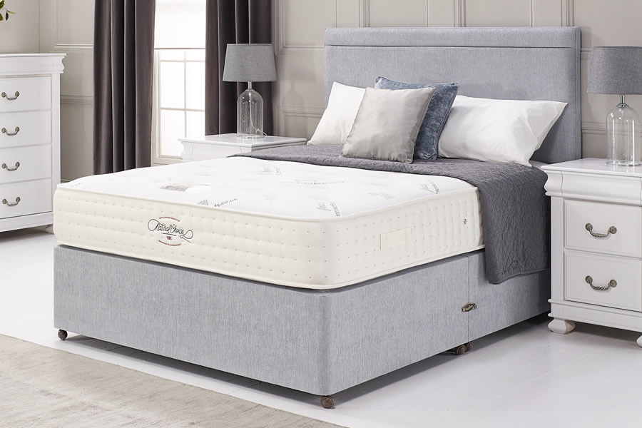 View Grey 3000 Pocket Spring Contract Bed 50 King Size Marquess information