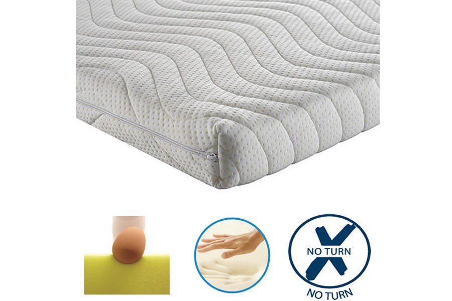 fusion lite memory and reflex foam orthopaedic mattress