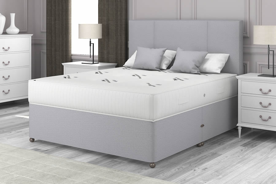 View Grey Firm Contract Crib 5 Divan Bed 46 Standard Double Warwick information