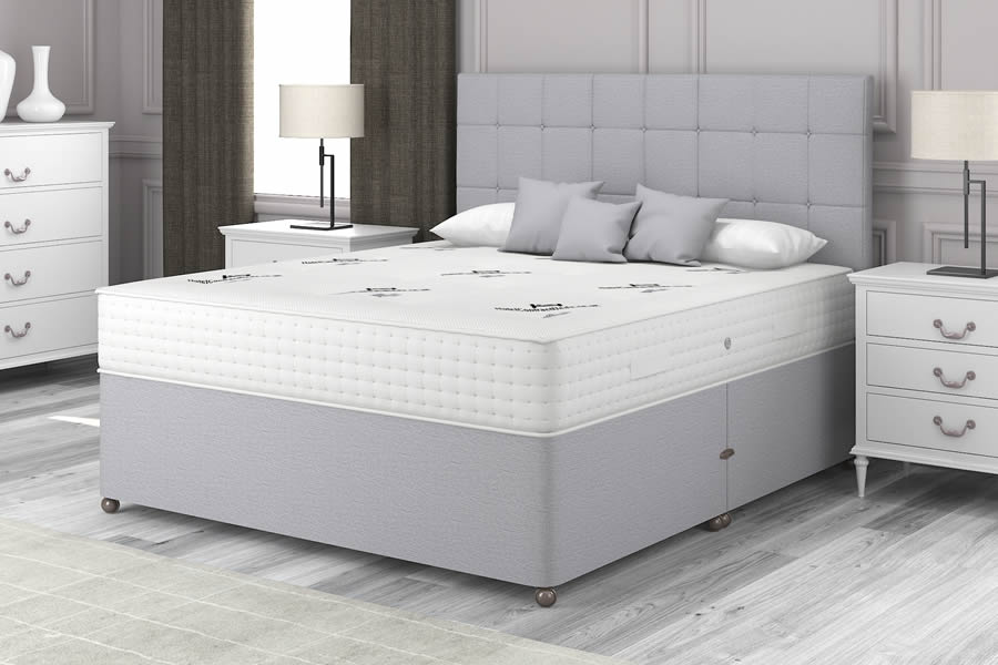 View Grey 2000 Firm Pocket Spring Contract Bed 50 Kingsize Aristocrat information