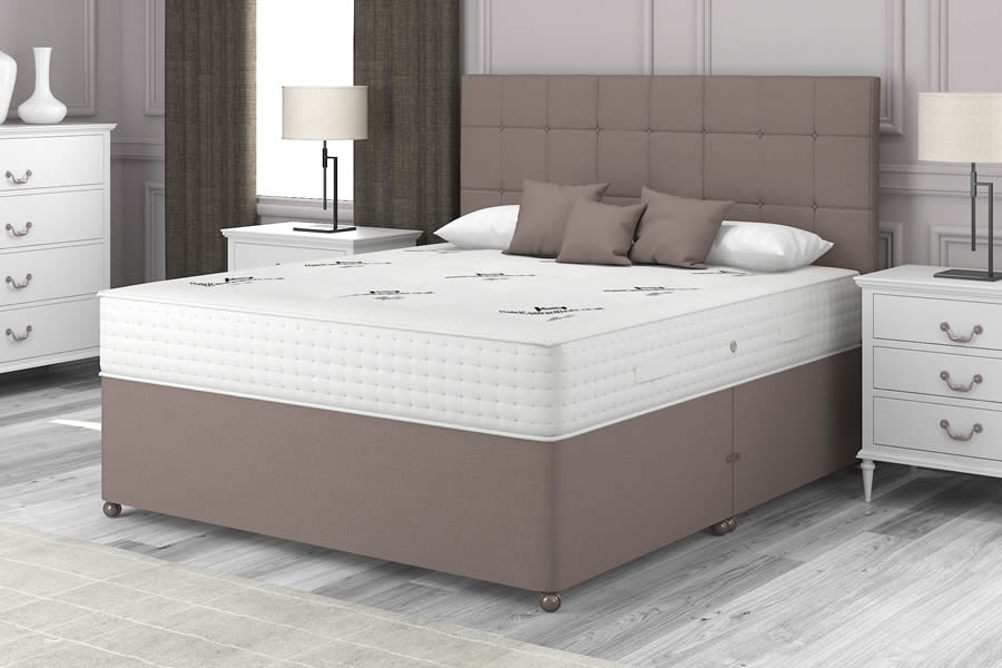 View Slate Brown 2000 Firm Pocket Spring Contract Bed 50 Kingsize Aristocrat information