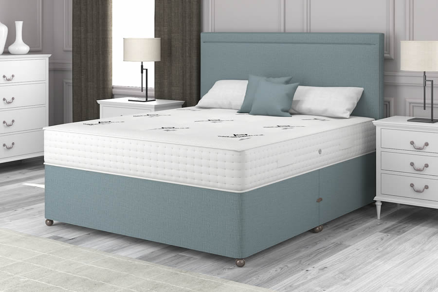 View Duckegg Blue 3000 Pocket Spring Contract Bed 50 King Size Marquess information