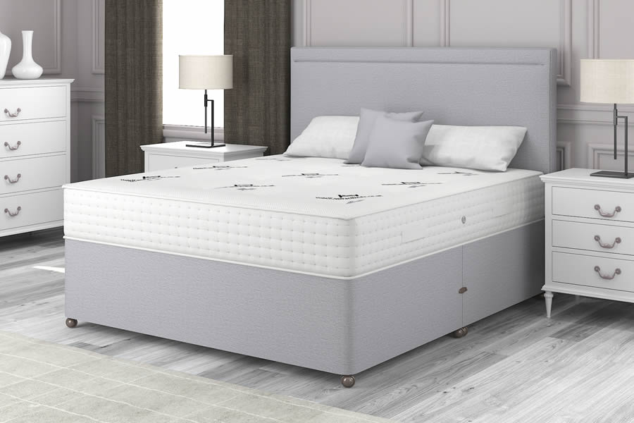 View Grey 3000 Pocket Spring Contract Bed 40 Small Double Marquess information