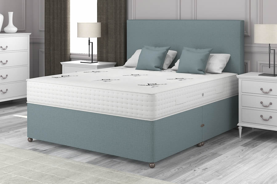 View Duckegg Blue 1500 Pocket Spring Contract Bed 60 Super King Size Monarch information