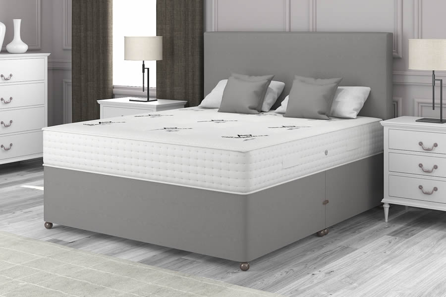 View Platinum Grey 1500 Pocket Spring Contract Bed 40 Small Double Monarch information