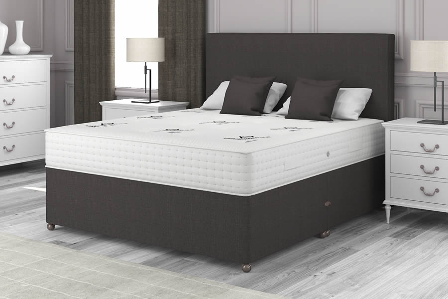 View Truffle Brown 1500 Pocket Spring Contract Bed 60 Super King Size Monarch information