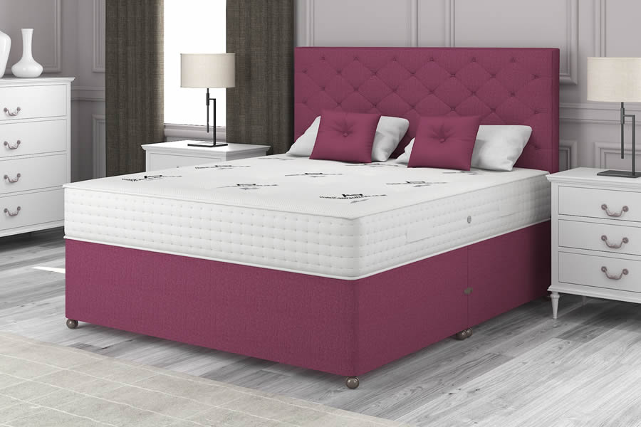 View Linosa Pink 1500 Pocket Spring Contract Bed 26 Small Single Natural Choice information