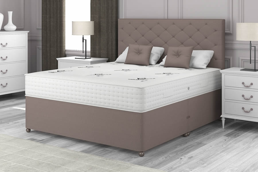 View Slate Brown 1500 Pocket Spring Contract Bed 46 Standard Double Natural Choice information