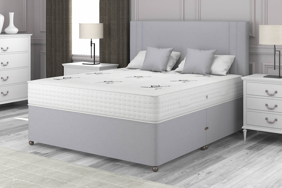 View Grey 3000 Pocket Spring Contract Bed 30 Single Natural Choice information