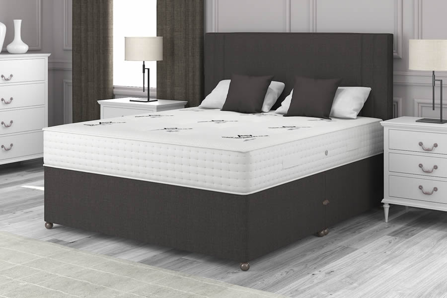View Dark Brown 3000 Pocket Spring Contract Bed 26 Small Single Natural Choice information