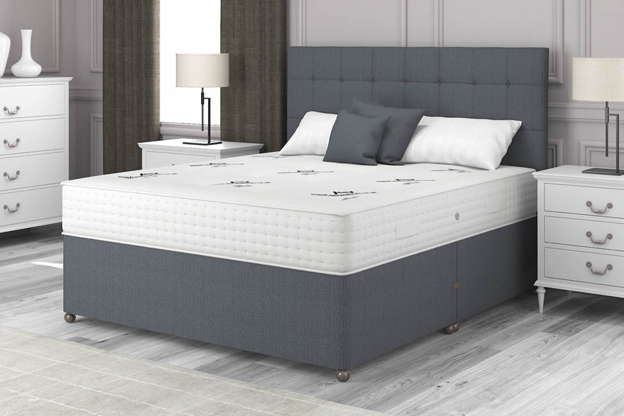 View 26 x 63 Small Single CharcoalGrey Natural Choice 6000 Divan information