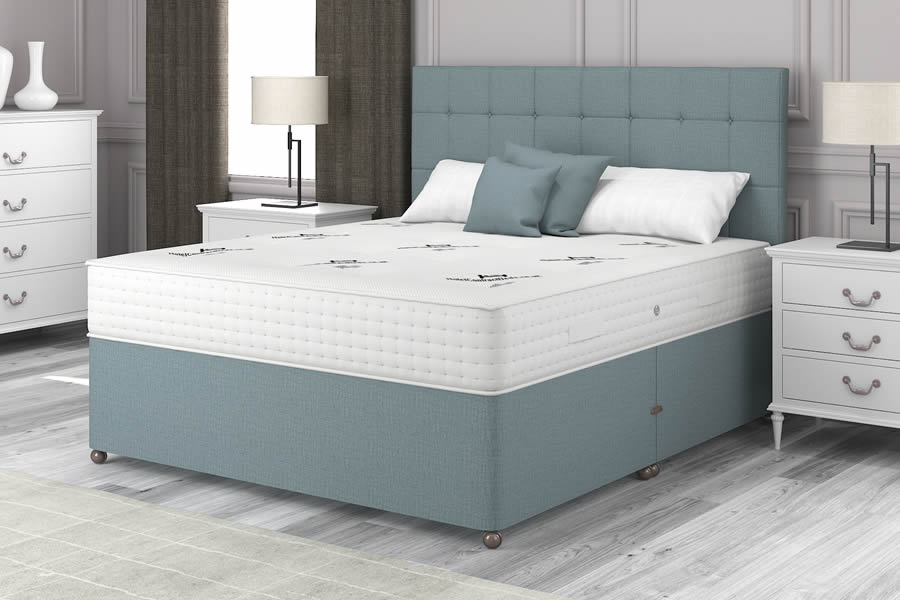 View 40 x 63 Small Double Duckegg Light Blue Natural Choice 6000 Divan information