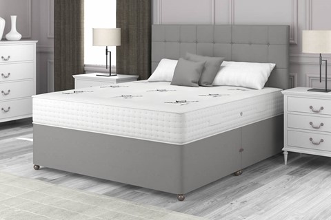 Natural Choice 6000 Divan - 4'6'' x 6'3'' Double Platinum 