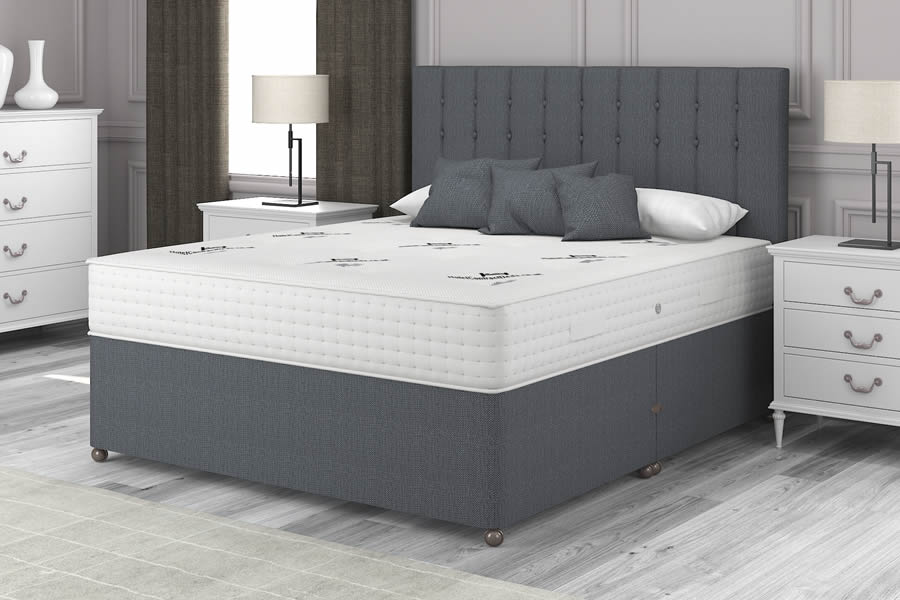 View Charcoal Grey 1200 Pocket Spring Contract Bed 46 Double Panache 1200 information