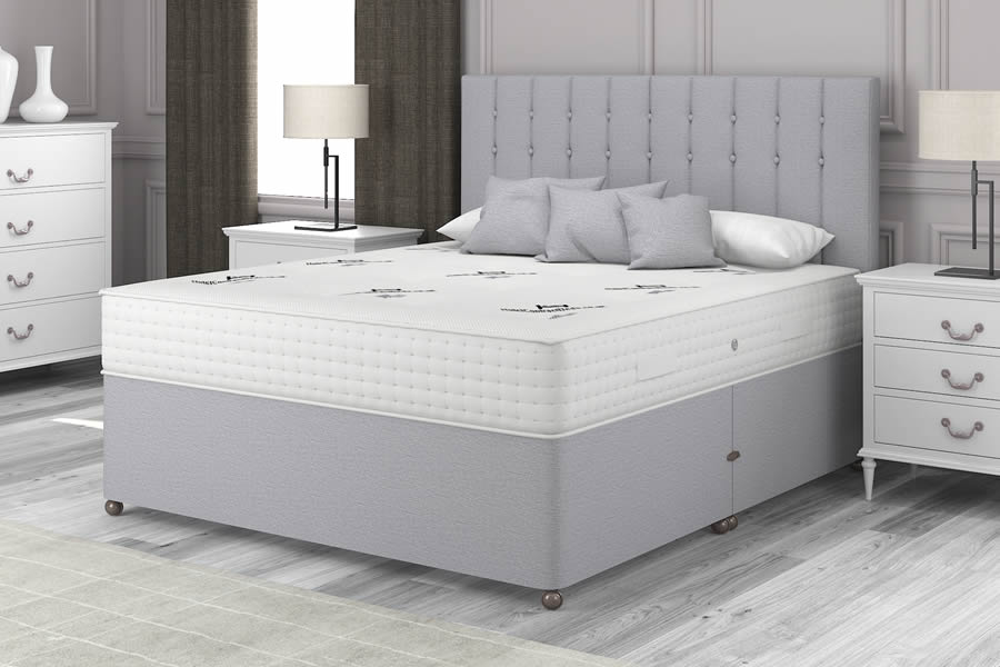 View Grey 1200 Pocket Spring Contract Bed 30 Single Panache 1200 information