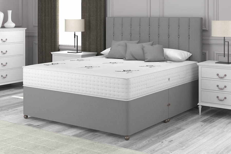 View Platinum Grey 1200 Pocket Spring Contract Bed 50 Kingsize Panache 1200 information