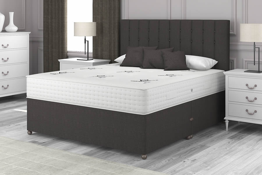 View Truffle Brown 1200 Pocket Spring Contract Bed 30 Single Panache 1200 information