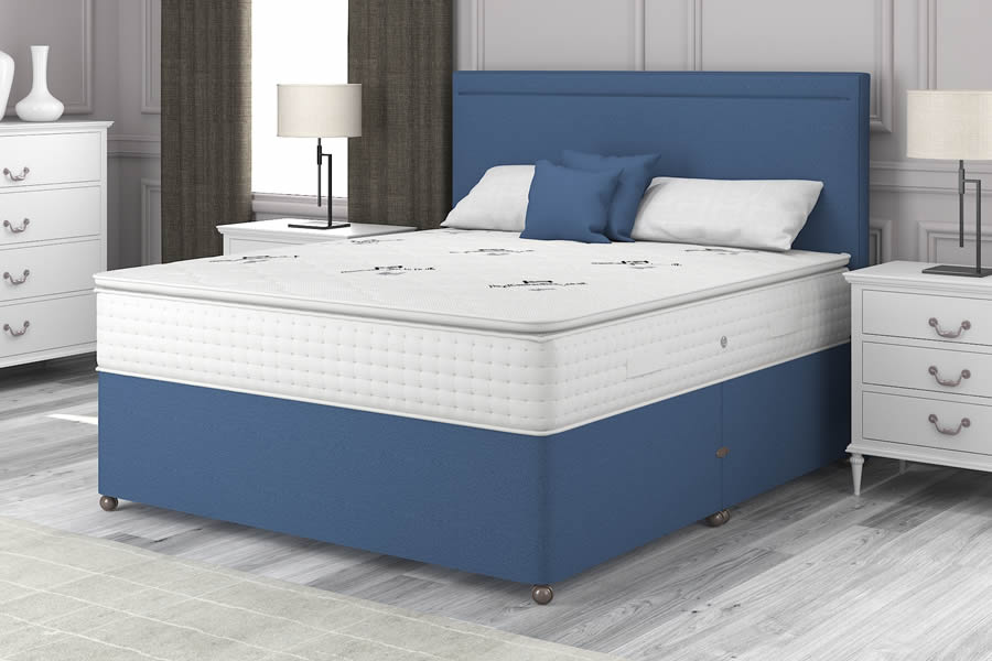 View Sapphire Blue Pillow Top 1000 Pocket Spring Contract Bed 26 Small Single Pillow Top 1000 information