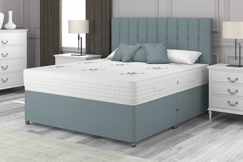 Posture 1500 Divan - 4'6'' x 6'3'' Double Duckegg 