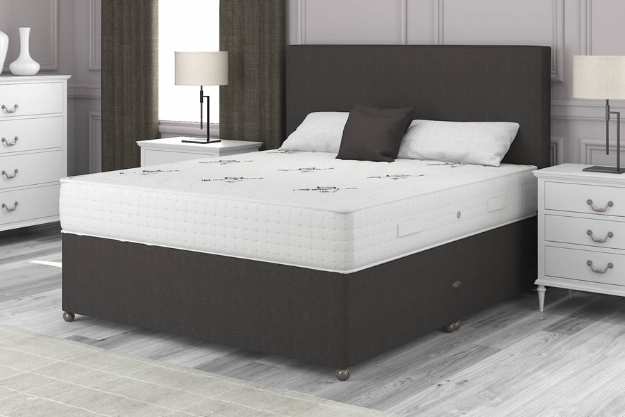 View Truffle Brown 3000 Pocket Spring Contract Bed Medium Feel 46 Double President information