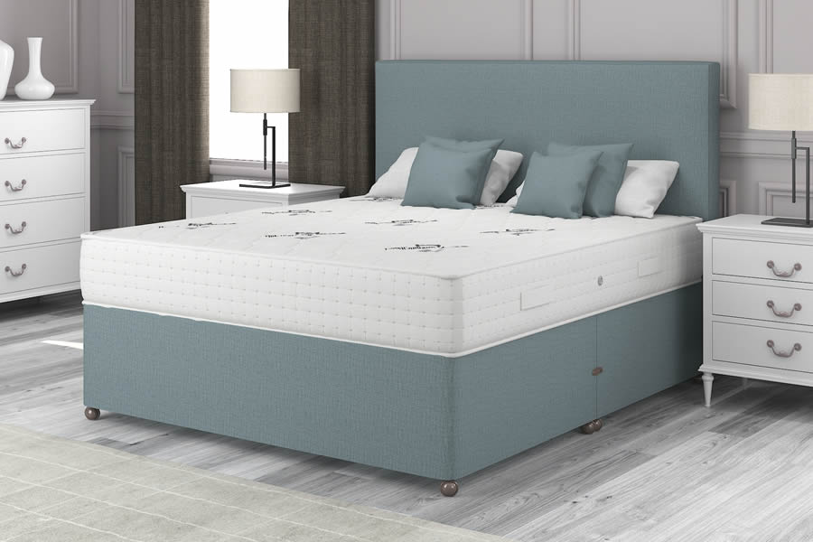 View Duckegg Blue 1000 Pocket Spring Contract Bed 50 Kingsize Senator 1000 information