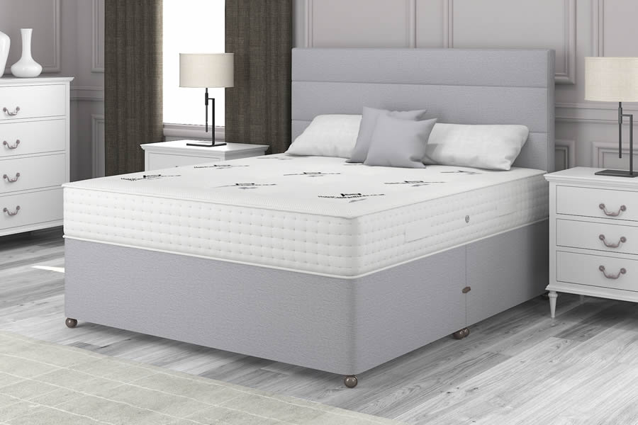 View Grey 2000 Pocket Spring MediumFirm Contract Bed 46 Double Regal 2000 information