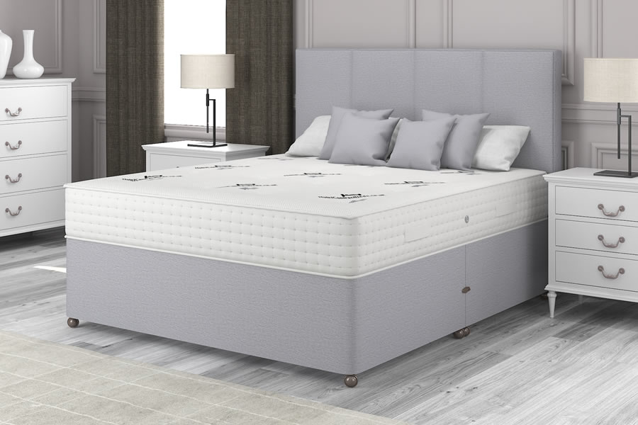 View Grey 2000 Pocket Spring Contract Bed 30 Single Natural Choice information