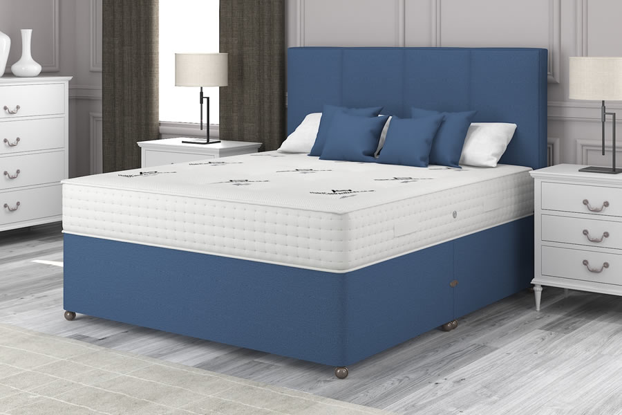 View Sapphire Blue 2000 Pocket Spring Contract Bed 30 Single Natural Choice information
