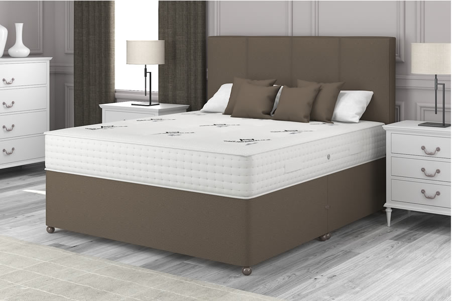 View Mocha Brown 2000 Pocket Spring Contract Bed 40 Small Double Natural Choice information