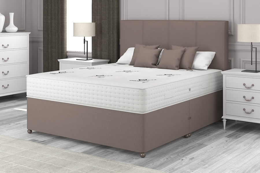 View Slate Brown 2000 Pocket Spring Contract Bed 60 Super Kingsize Natural Choice information