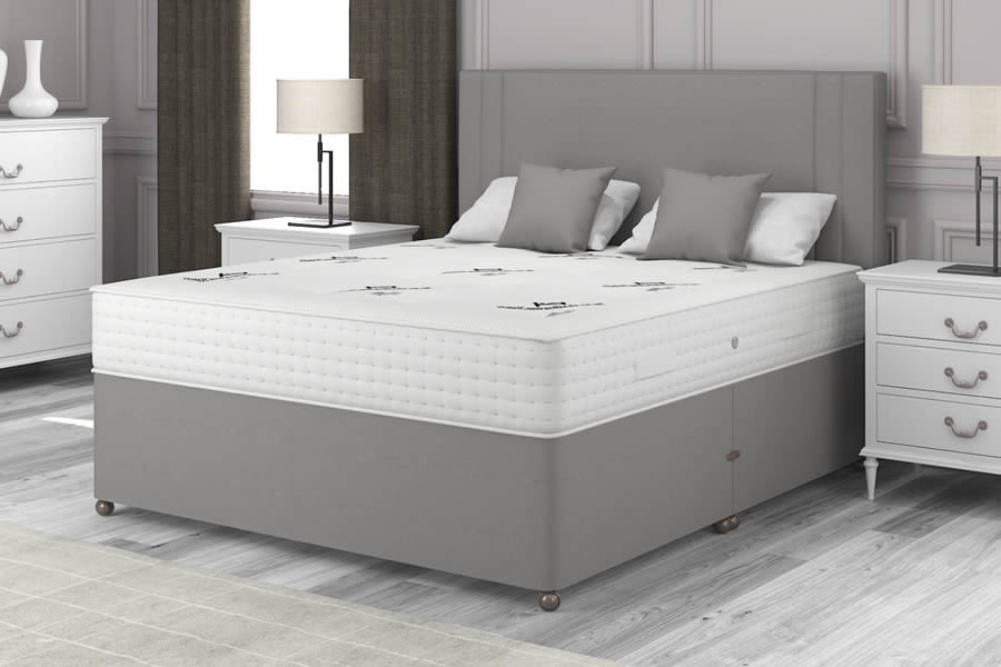 View Grey 3000 Pocket Spring Contract Bed 26 Small Single Natural Choice information