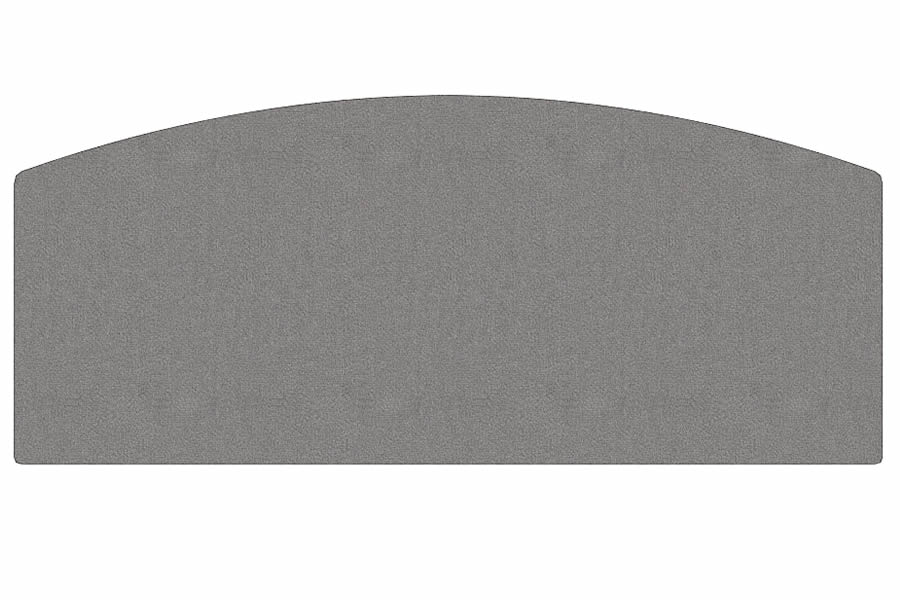 View Platinum 26 Small Single Arched Headboard Fabric Upholstered Louie information