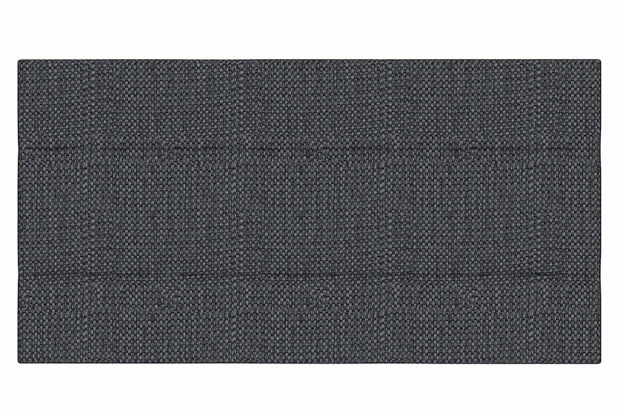 View Charcoal 29 Conti Single Fabric Headboard 3 Panel Horizontal Stitching Deeply Padded Lotus information