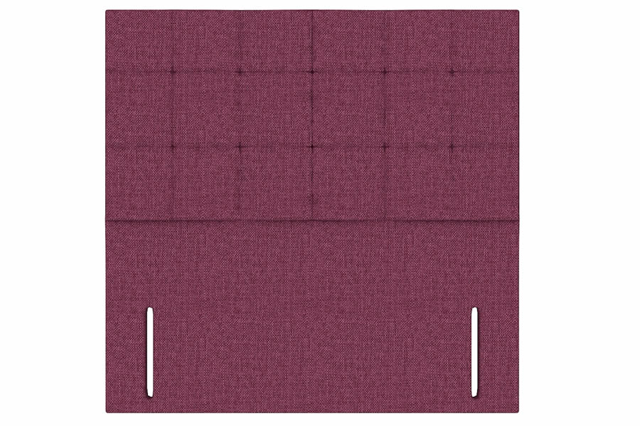 View Linosa 29 Conti Single Rectangular Headboard With Square Stitched Design Fabric Upholstered Quad information