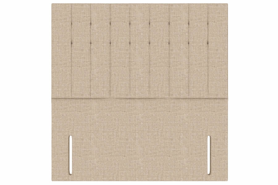 View Stone 26 Small Single Rectangular Headboard Buttoned Detailing Saville information