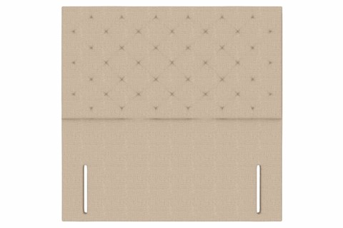 Manhatten Floor Standing Headboard - Stone Small Single 2'6"