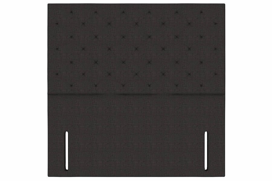 View Truffle 50 King Rectangular Headboard Button Detailing Manhatten information