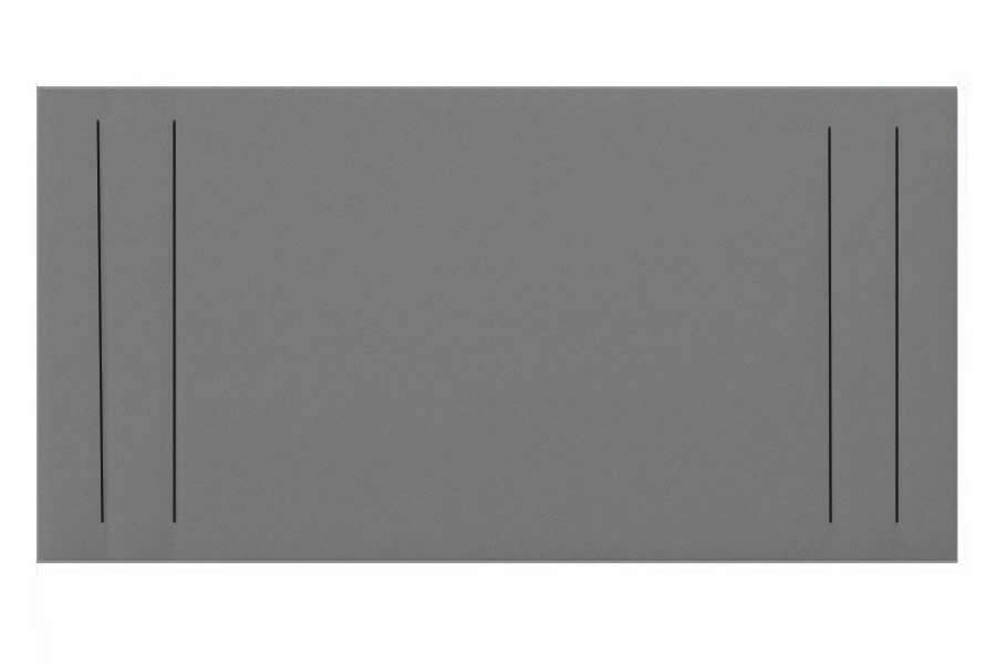 View Platinum 26 Small Single Contract Fabric Headboard Vertical Panel Stitching Deeply Padded Apollo information