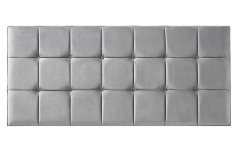 Quad Headboard - Platinum Small Single 2'6''