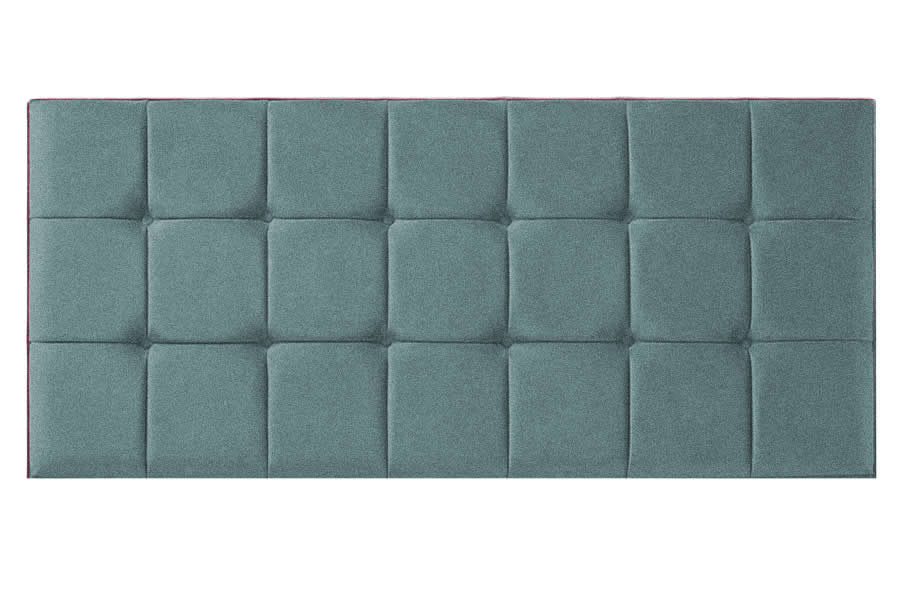 View Duckegg 56 Conti King Contract Fabric Headboard Multiple Square Design Buttoned Detail Quad information