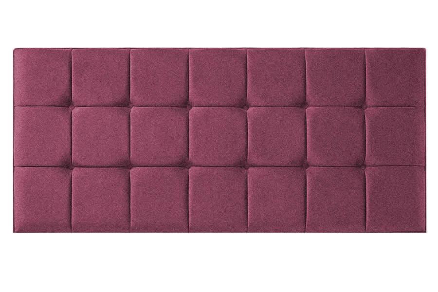 View Linosa 60 Super King Contract Fabric Headboard Multiple Square Design Buttoned Detail Quad information
