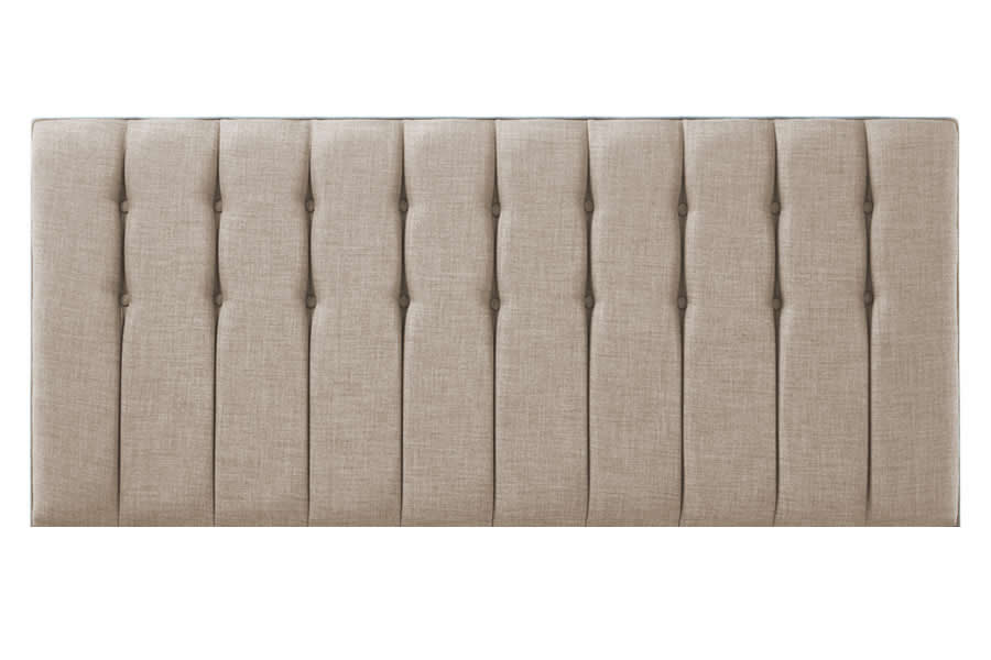 View Stone 29 Conti Single Contract Fabric Headboard Vertical Stitching Buttoned Detailing Saville information