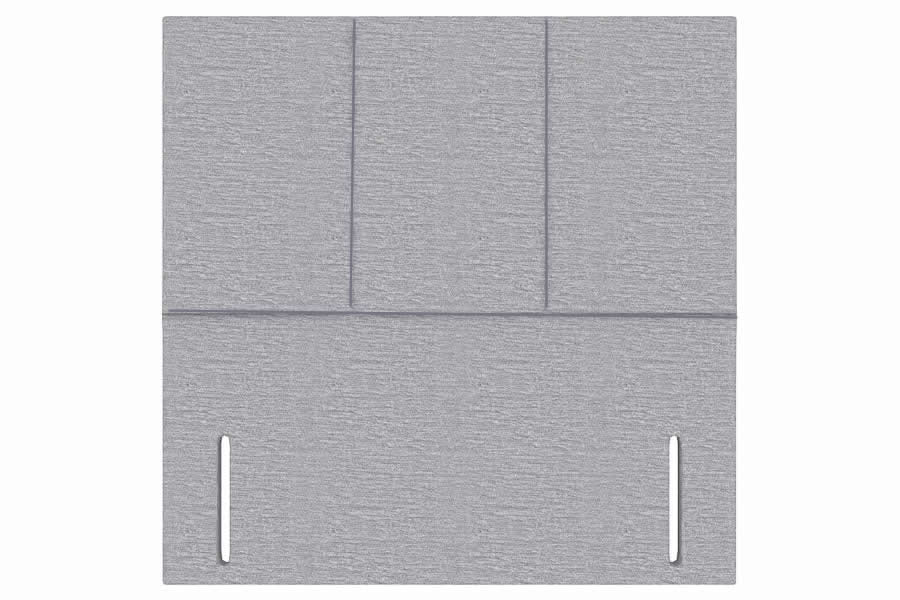 View Grey 60 Super King Rectangular Headboard Vertical Stitching Deeply Padded Tulip information