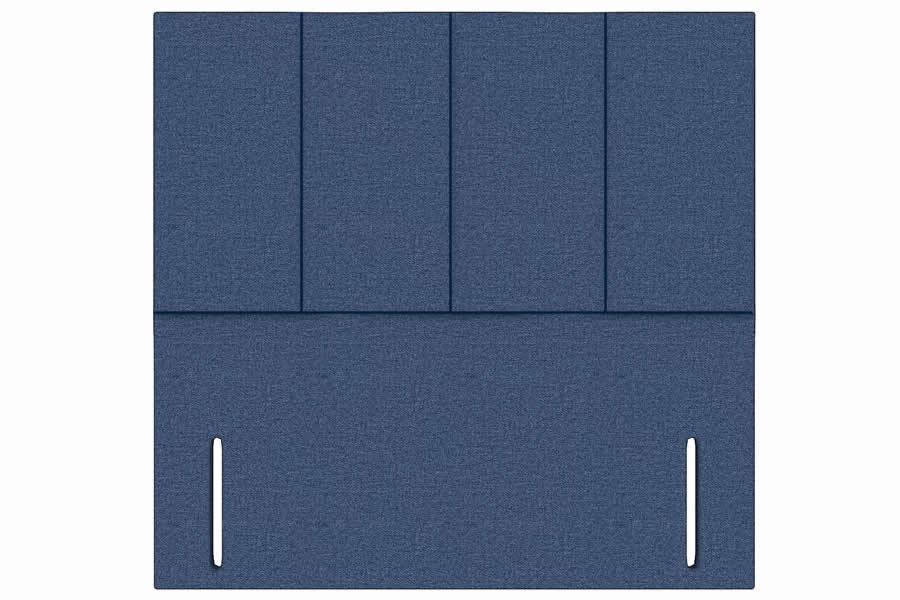View Marine 40 Small Double Rectangular Headboard Vertical Stitching Deeply Padded Linear information