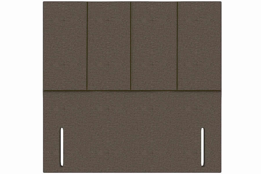 View Mocha 56 Conti King Rectangular Headboard Vertical Stitching Deeply Padded Linear information