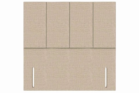 Linear Floor Standing Headboard - Small Single 2'6'' Stone