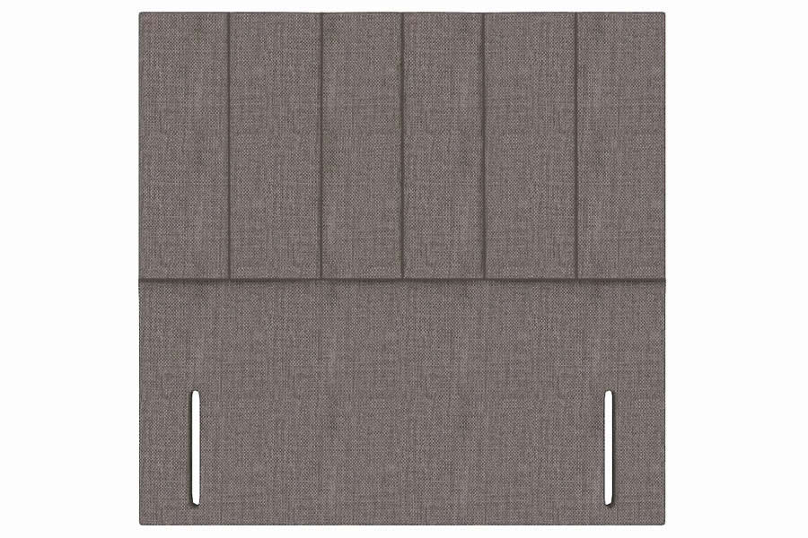 View Slate 56 Conti King Rectangular Headboard Vertical Stitching Deeply Padded Iris information