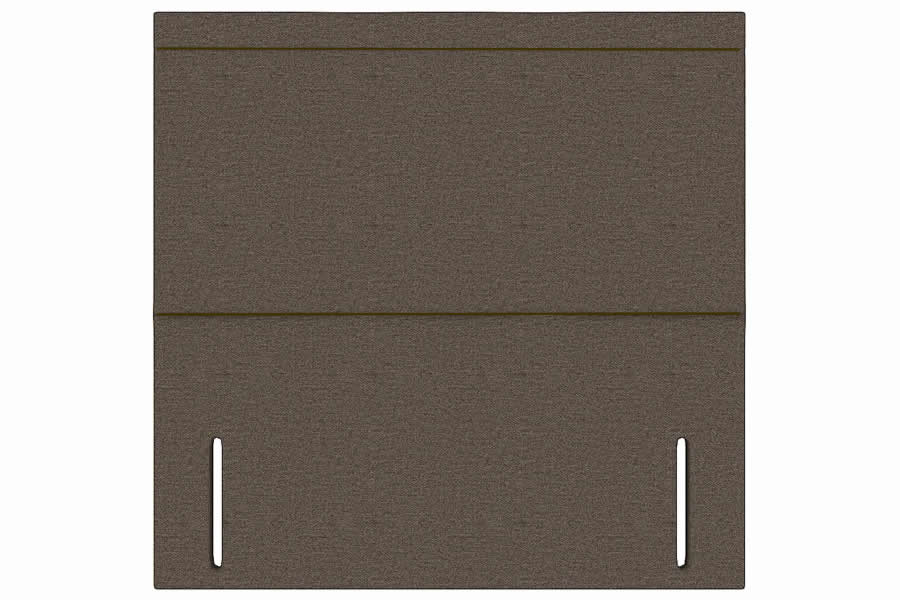 View Mocha 30 Single Rectangular Headboard Horizontal Stitching Deeply Padded Omega information