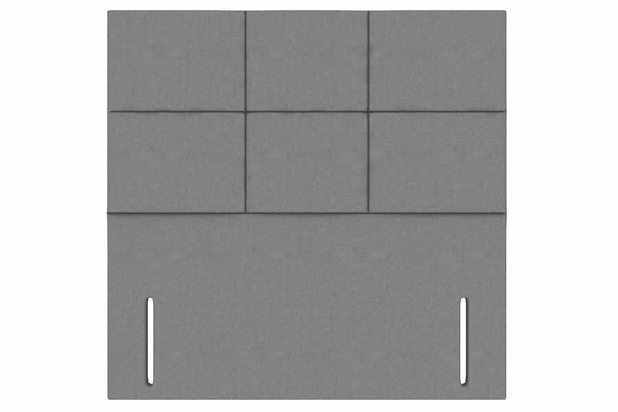 View Platinum 50 King Rectangular Headboard With Deeply Padded Square Stitched Design Fabric Upholstered Vienna information