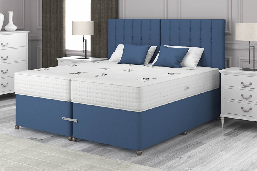 View 50 x 63 King Sapphire Zip Link Divan Set Pocket Dream 1000 information